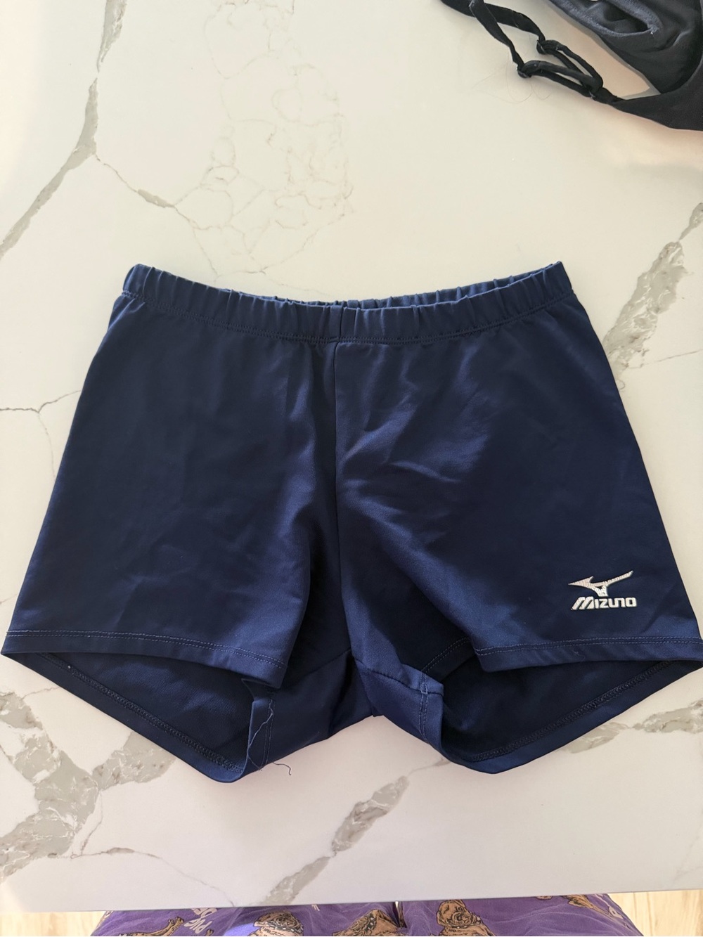 Mizuno Navy Performance Running Shorts